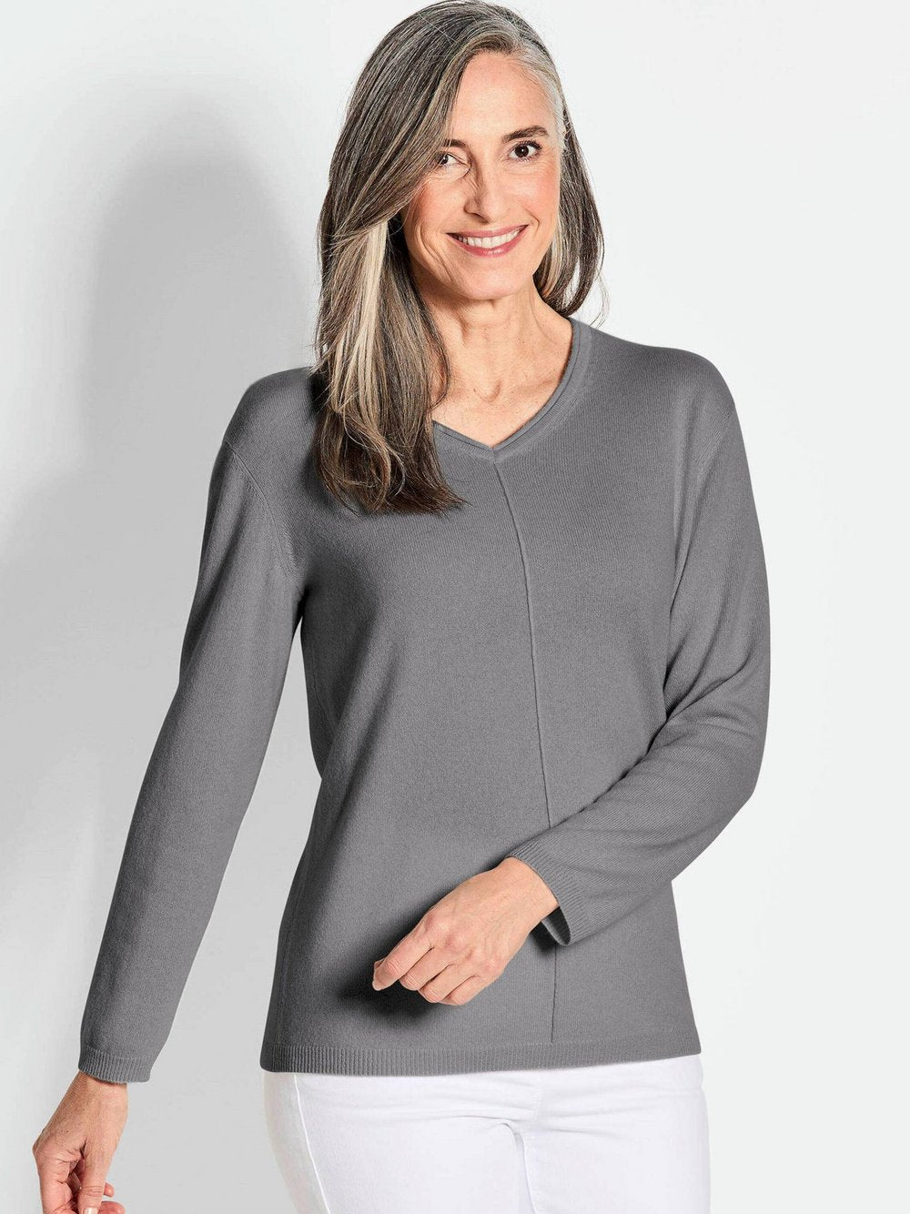 Goldner Kaschmirpullover Damen Cashmere