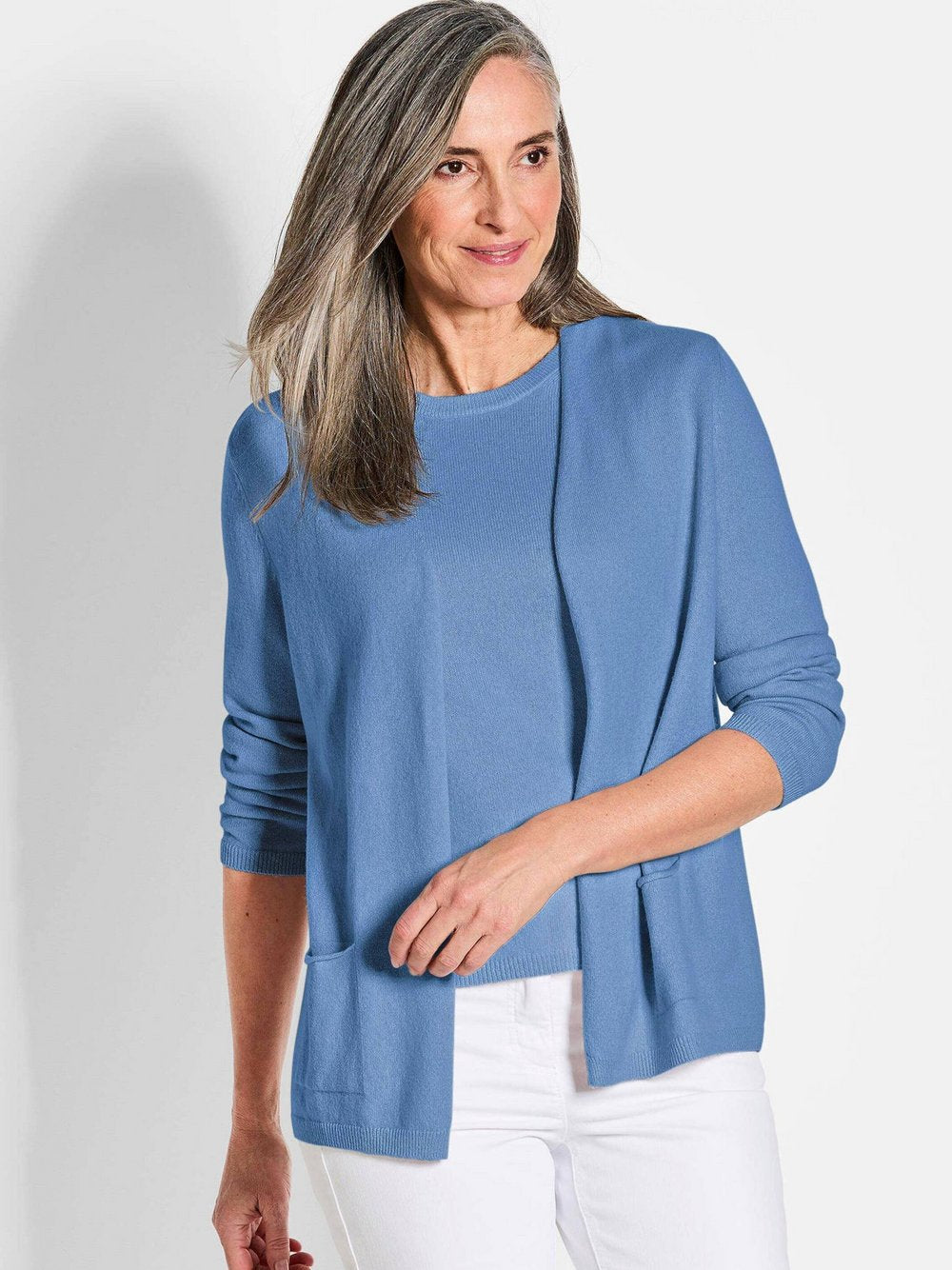 Goldner Kaschmirstrickjacke Damen Cashmere