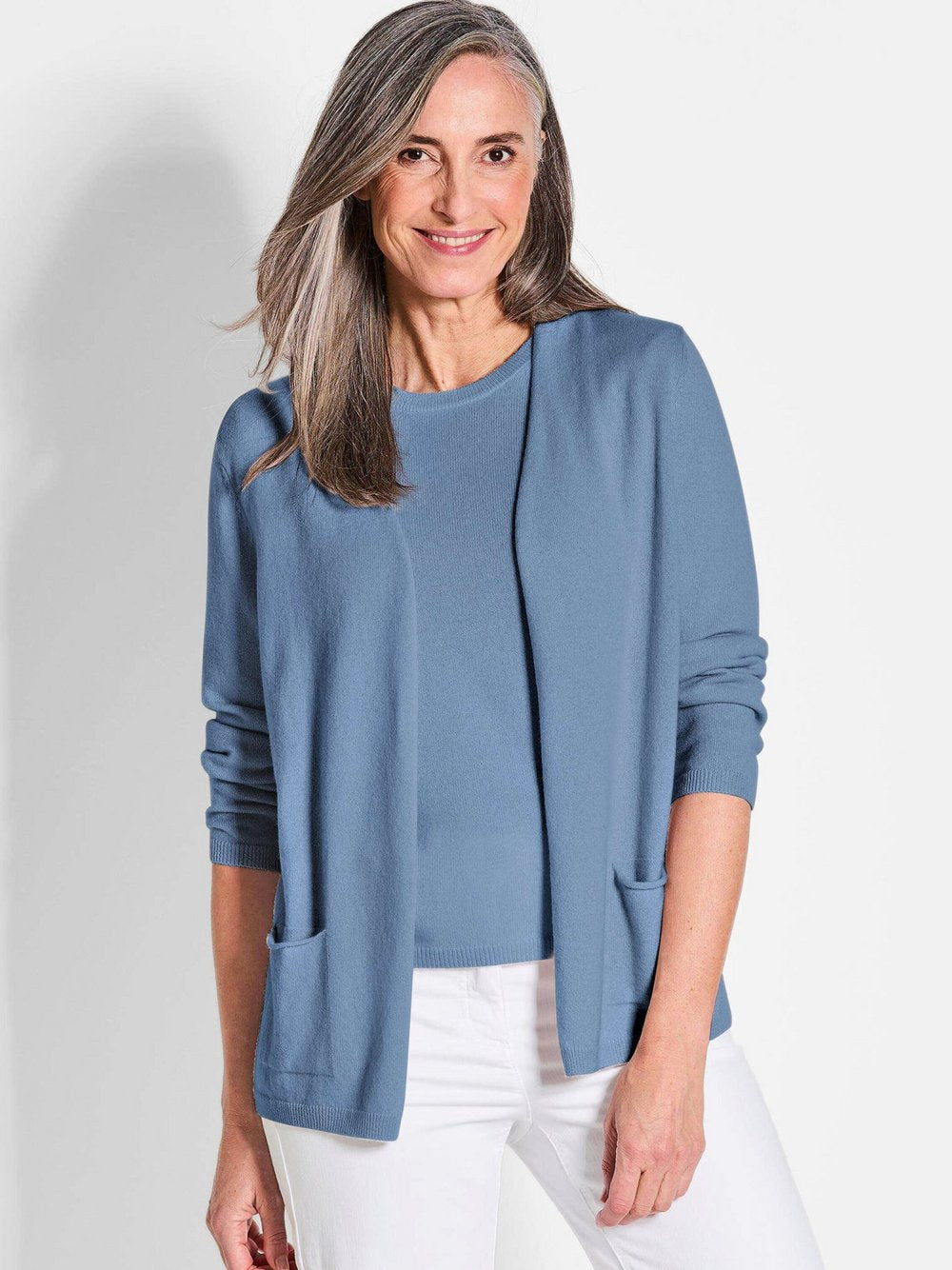 Goldner Kaschmirstrickjacke Damen Cashmere