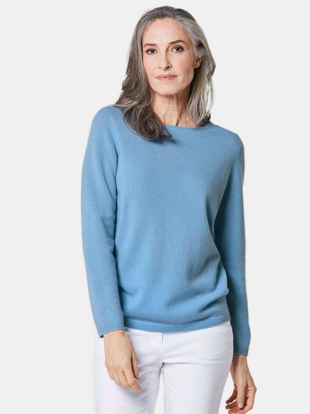 Goldner Kaschmirpullover Damen Cashmere