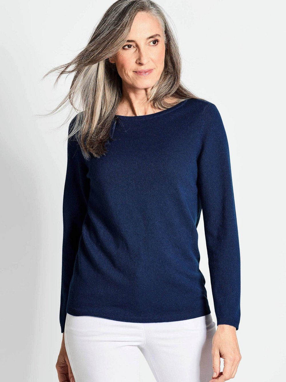 Goldner Kaschmirpullover Damen Cashmere