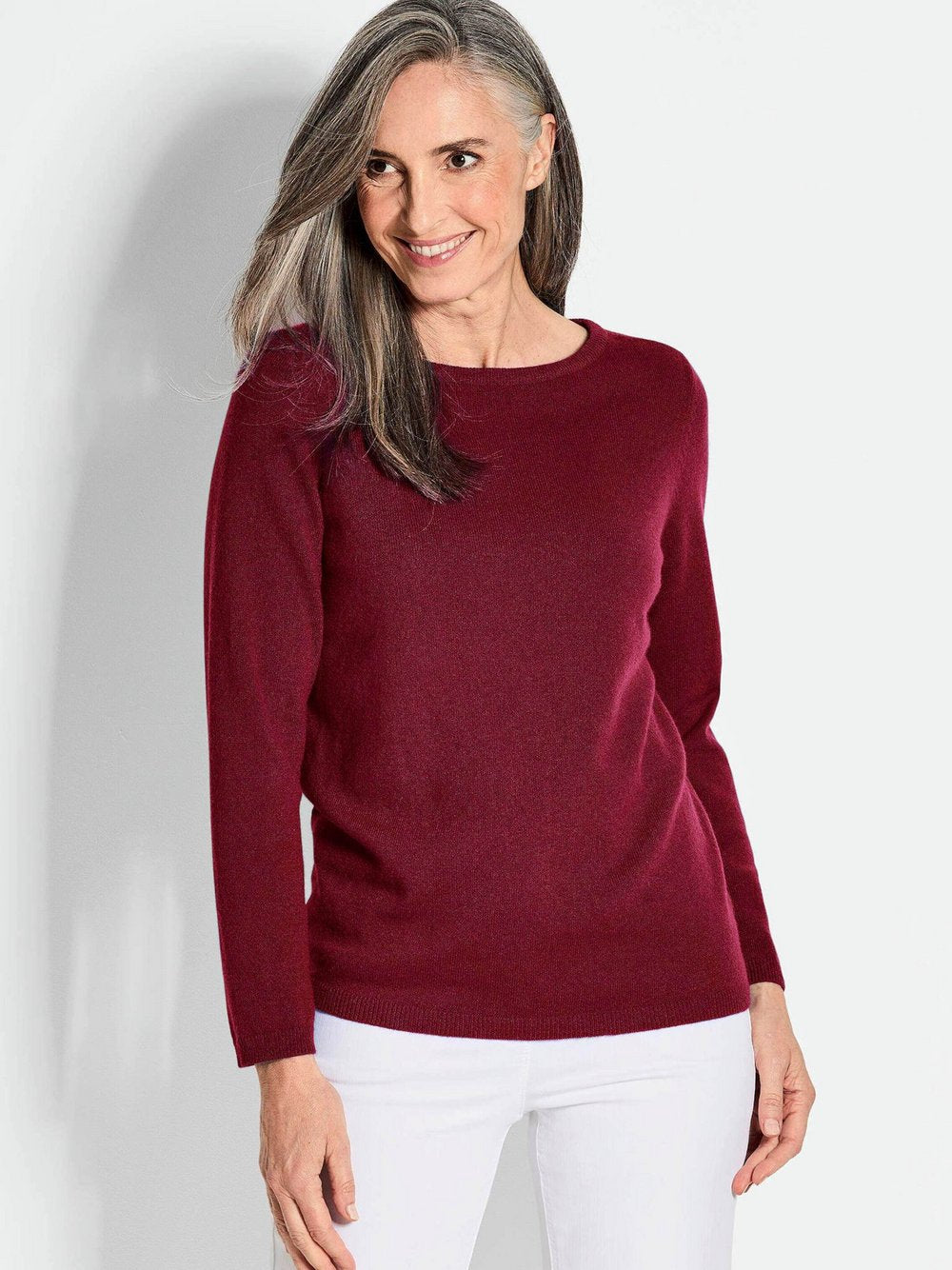 Goldner Kaschmirpullover Damen Cashmere