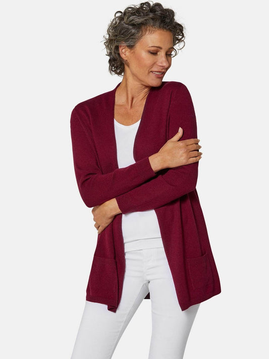 Goldner Kaschmirstrickjacke Damen Cashmere