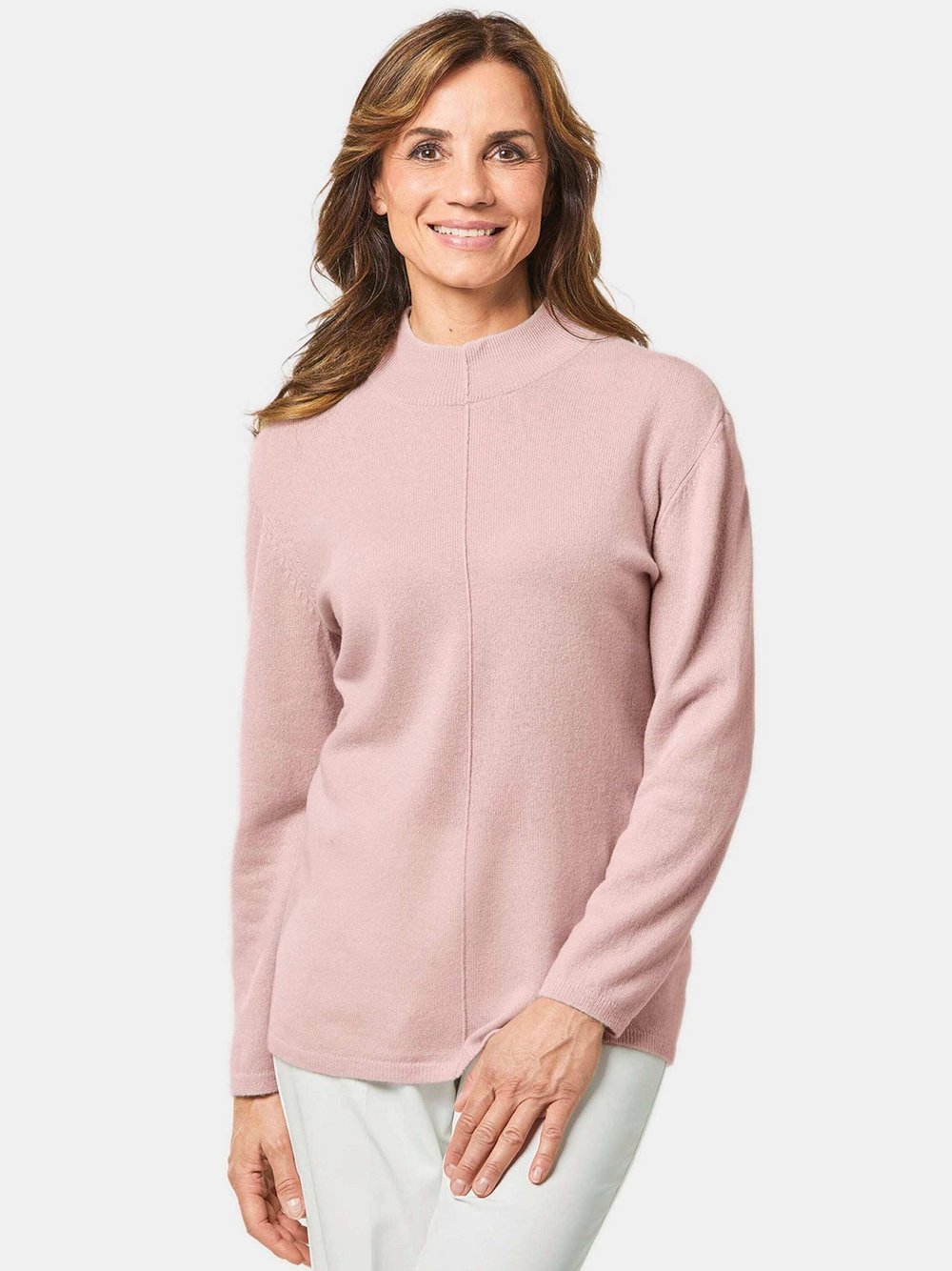 Goldner Kaschmirpullover Damen Cashmere