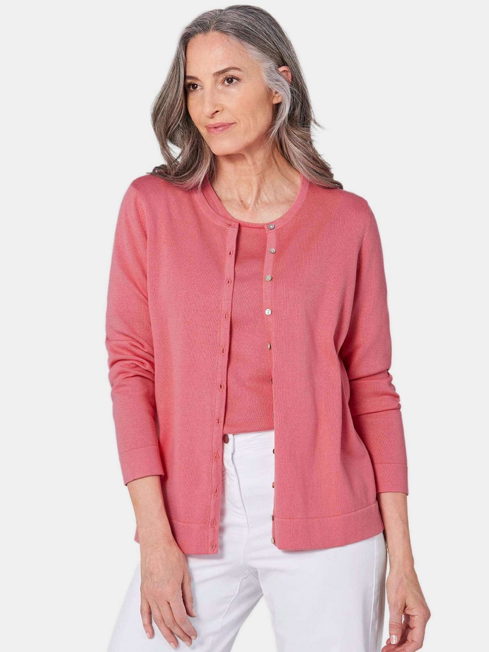 Goldner Strickset Damen Baumwolle