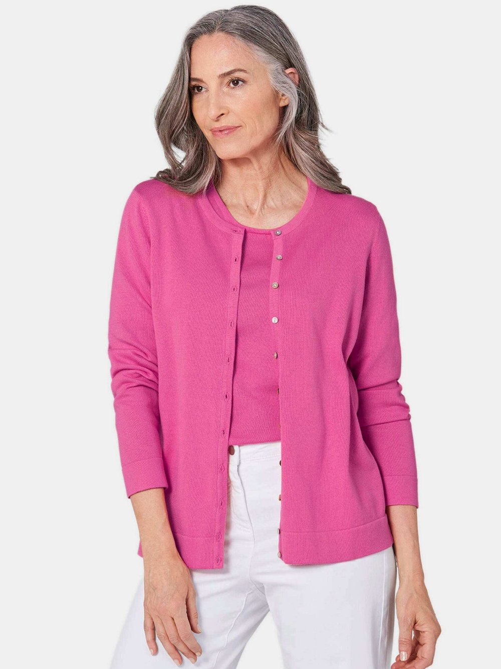 Goldner Strickset Damen Baumwolle