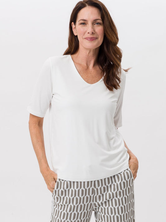 Frank Walder Kurzarmshirt Damen Viskose