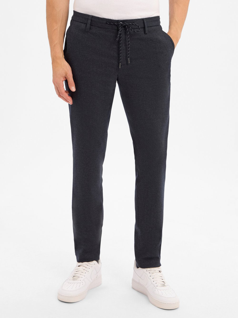 Alberto Stoffhose Herren gemustert