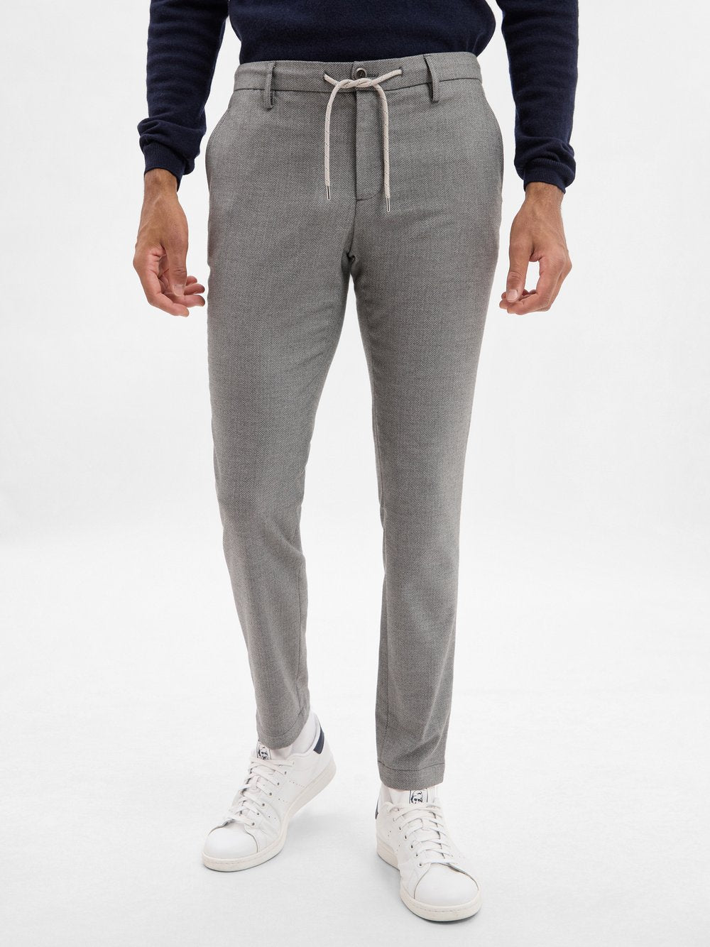 Alberto Stoffhose Herren gemustert