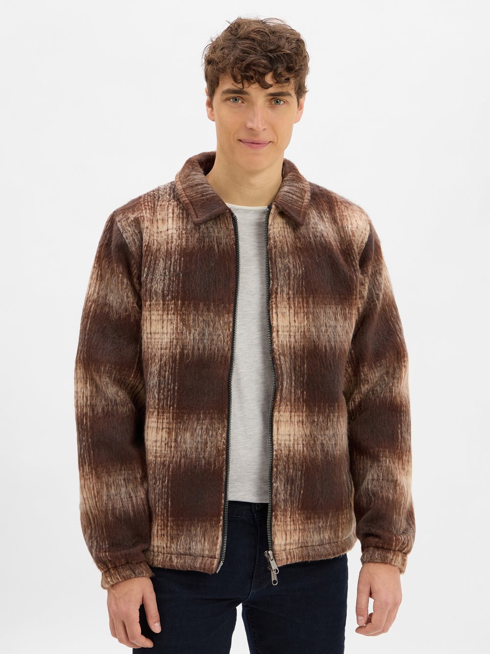 Santa Cruz Hemdjacke Herren kariert