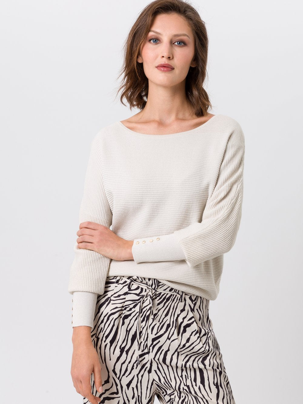 TUZZI Strickpullover Damen Baumwolle