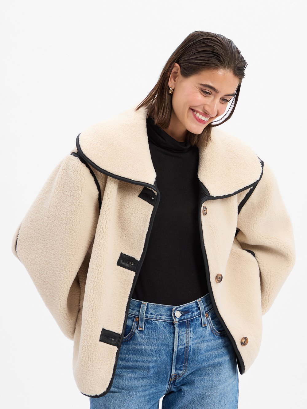 Neo Noir Teddyjacke Damen