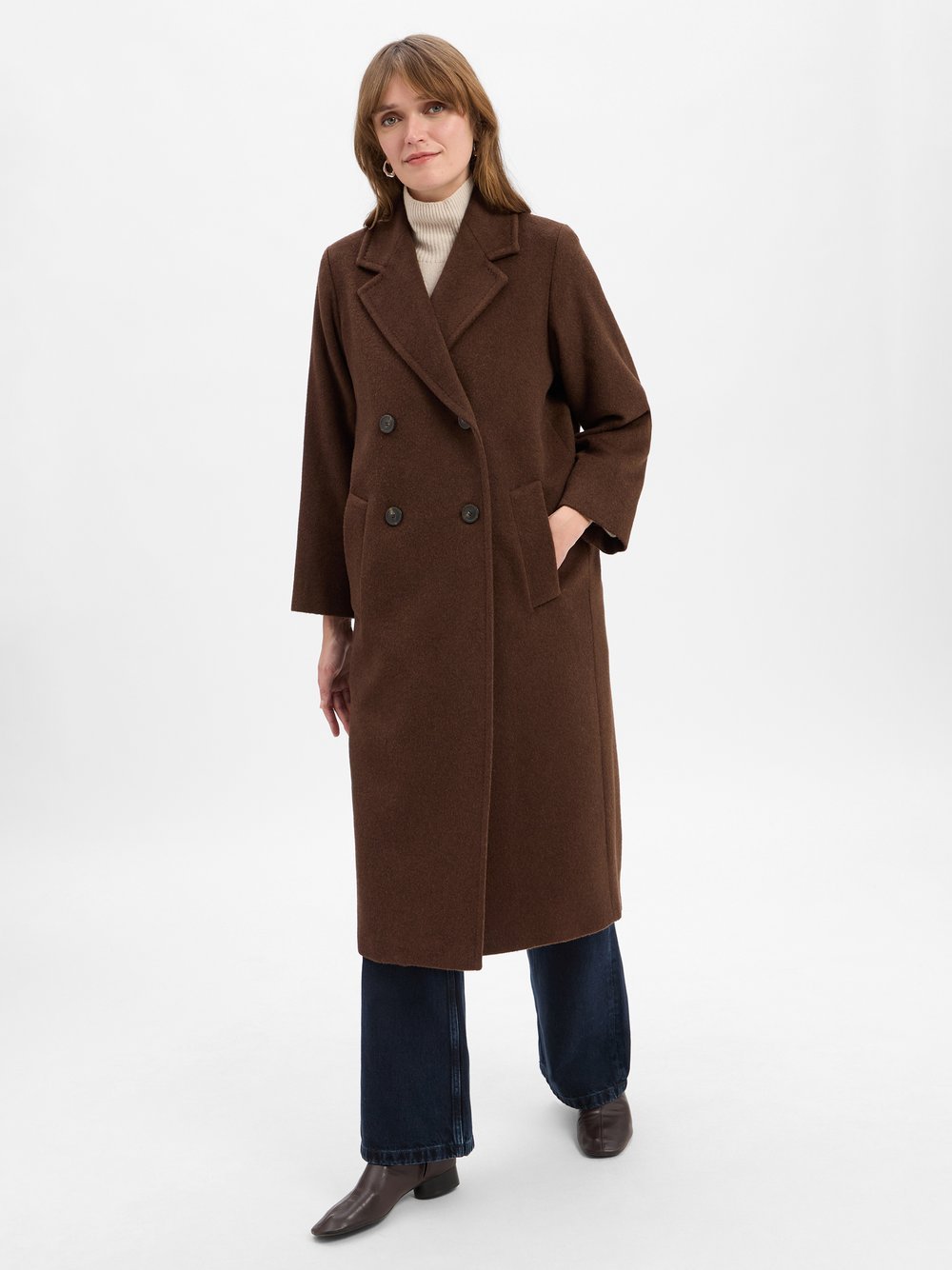 Weekend Max Mara Wollmantel mit Alpaka- und Mohair-Anteil Damen Wolle