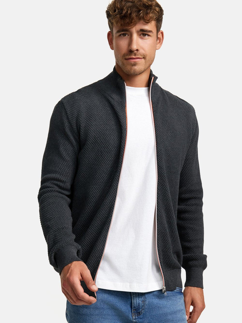 Kronstadt Strickjacke Herren Baumwolle