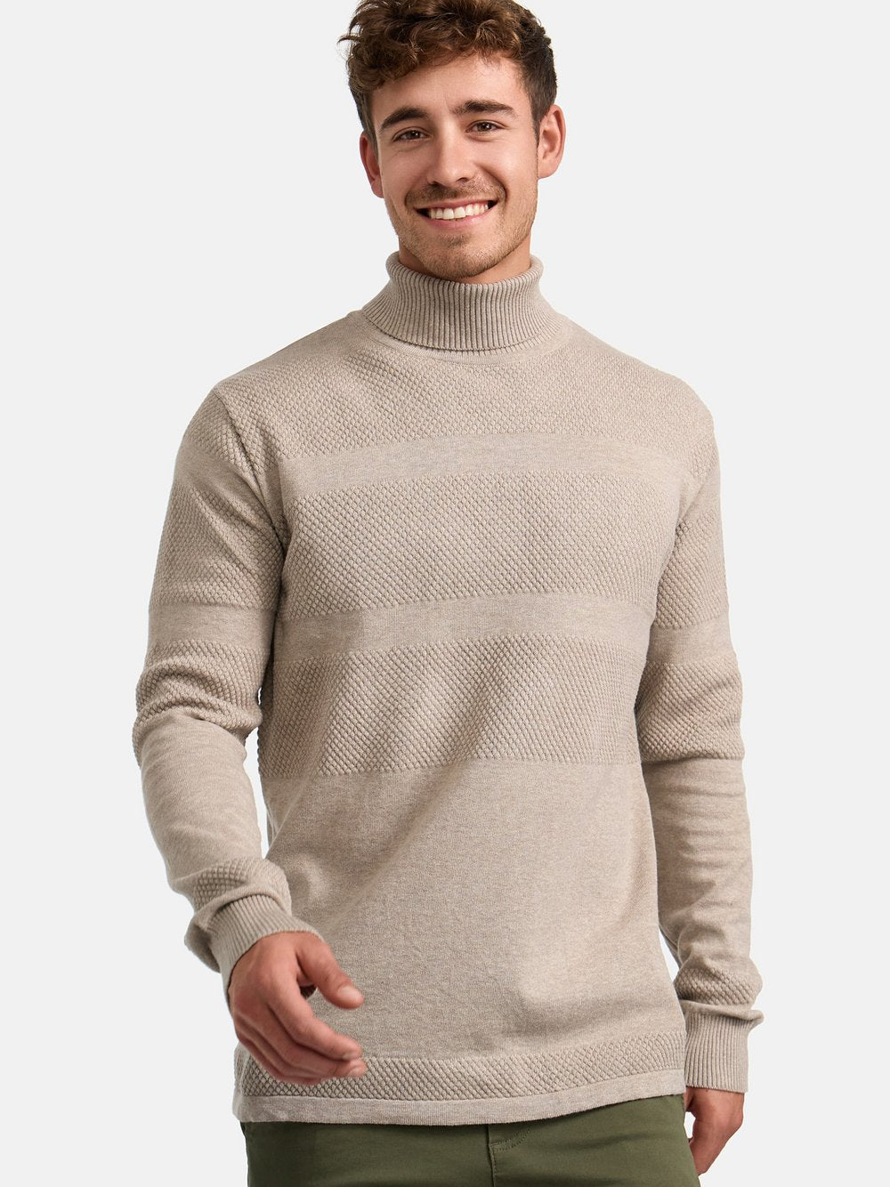 Kronstadt Strickpullover Herren Baumwolle
