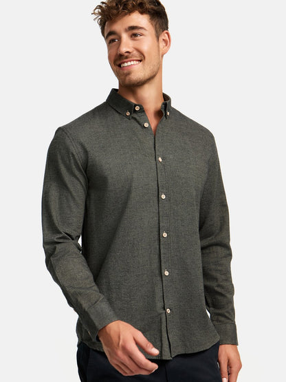 Kronstadt Hemd Langarm Herren Regular Fit Baumwolle