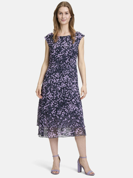 Betty & Co Midikleid Damen gepunktet