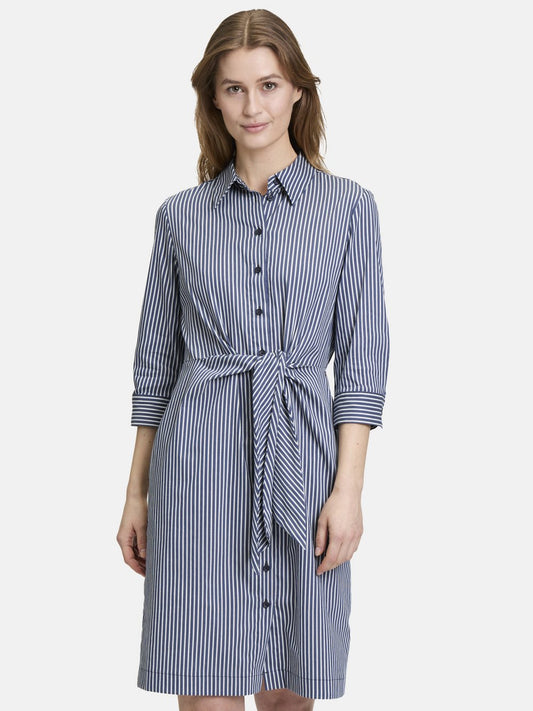 Betty & Co Hemdblusenkleid Damen Baumwolle gestreift