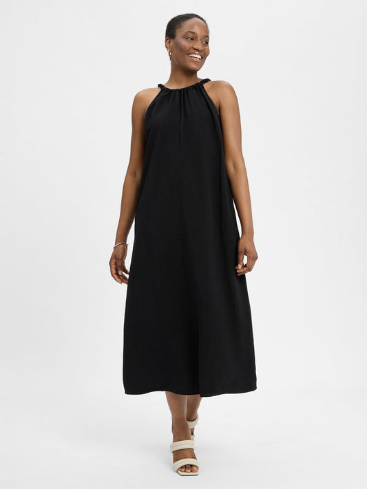 Someday Maxikleid mit Leinen-Anteil Damen Viskose