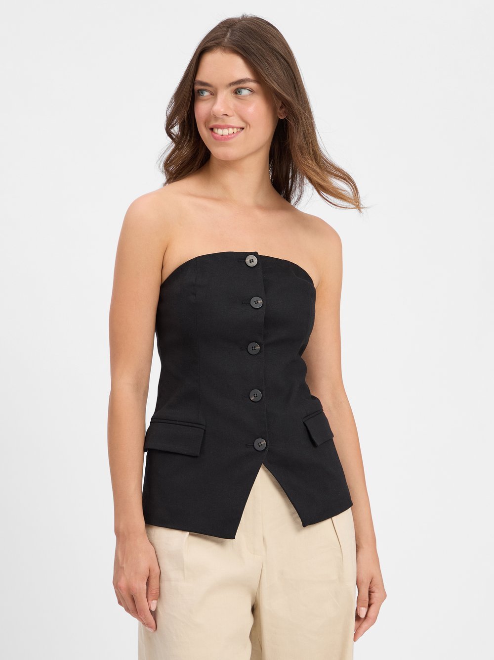 Vila Top -Vipockey Damen Viskose