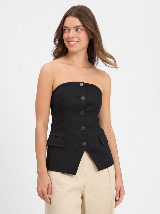 Vila Top -Vipockey Damen Viskose