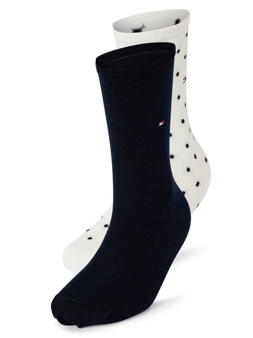 Tommy Hilfiger Socken im 2er-Pack Damen Baumwolle gepunktet