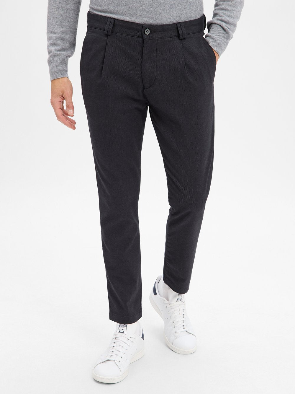 Finshley & Harding Bundfaltenhose Herren Baumwolle