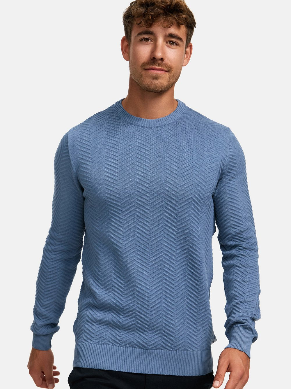 Kronstadt Strickpullover Herren Baumwolle