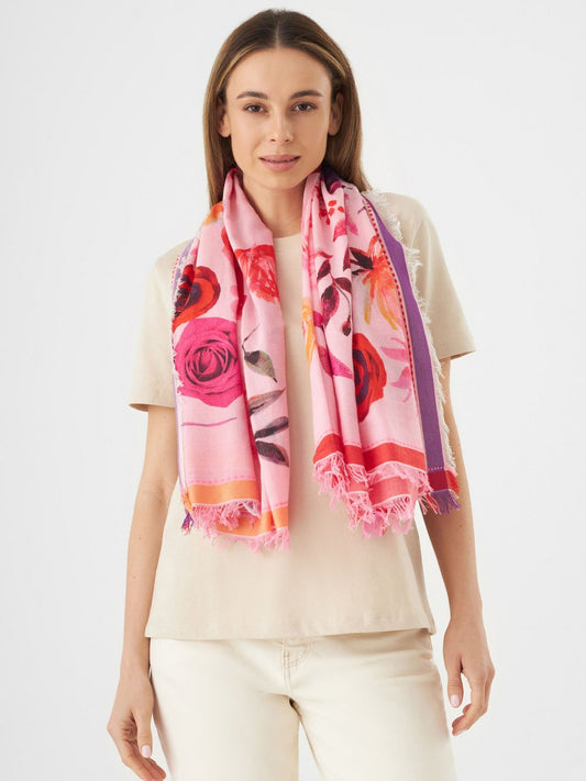 Codello Tuch Damen Baumwolle gemustert