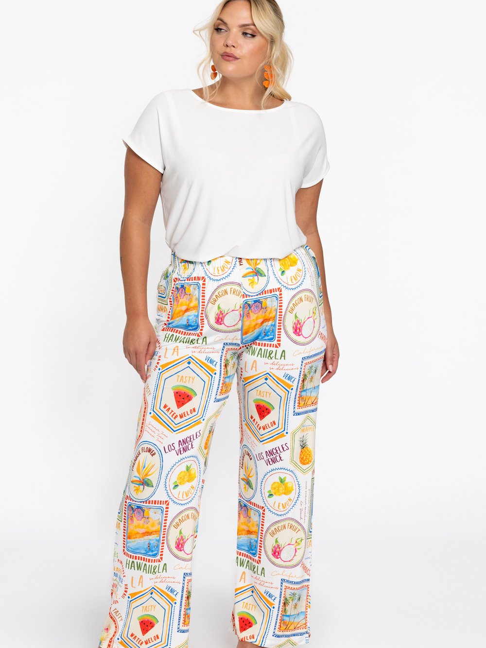 YOEK Hose Damen bedruckt