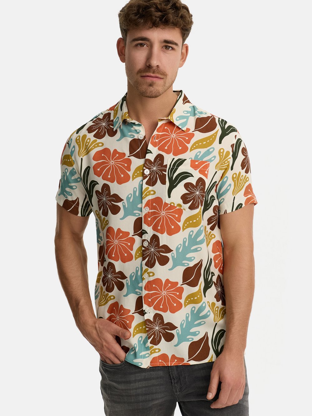 Indicode Übergangsjacke Herren Canvas