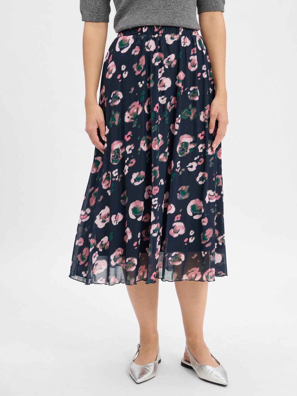 Nümph Midirock Damen gemustert