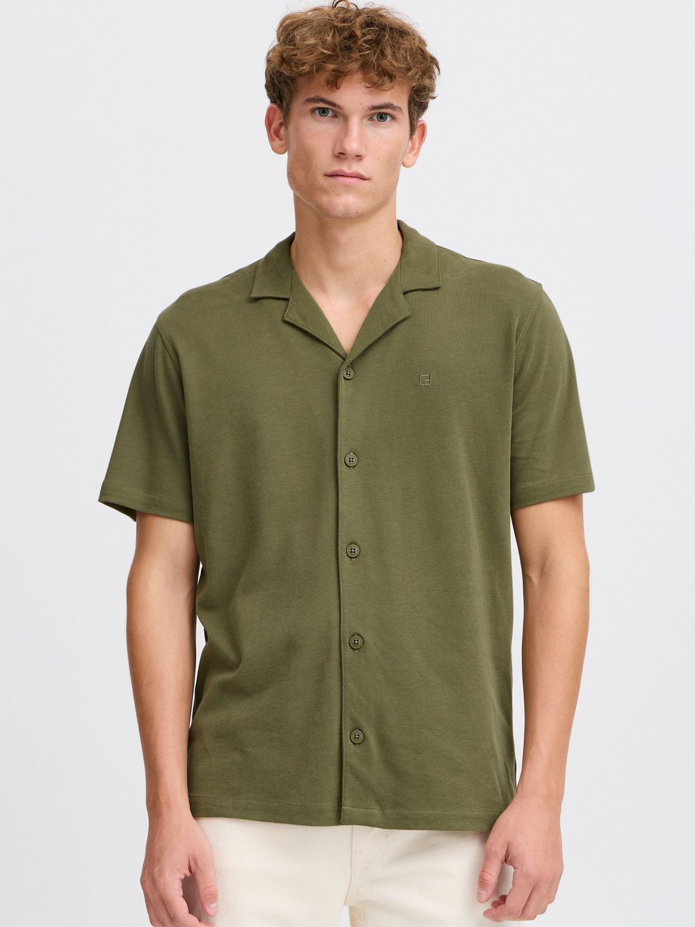 BLEND Kurzarmhemd Herren Regular Fit