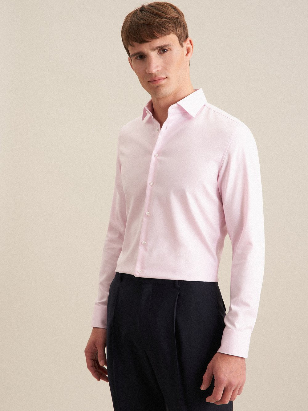 Seidensticker Business Hemd Herren Super Slim Fit Baumwolle gestreift