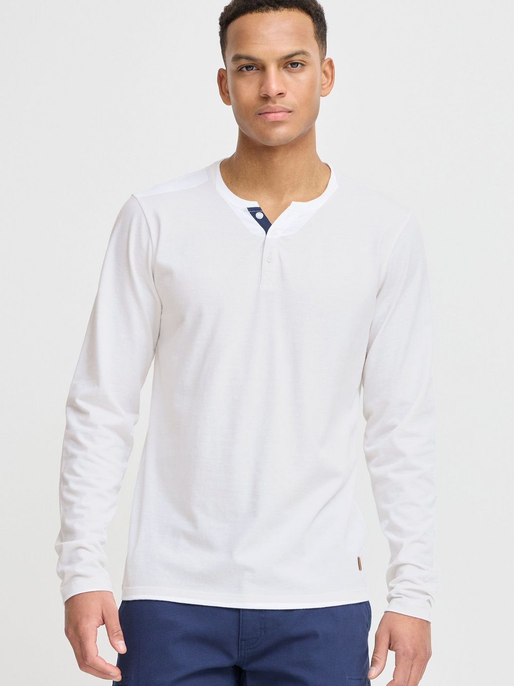 BLEND Langarmshirt Herren Textil