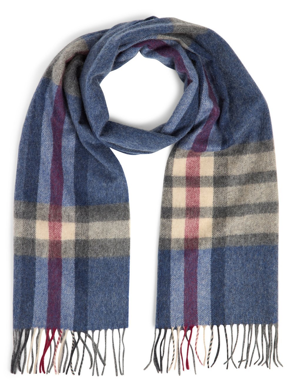 Finshley & Harding Cashmere-Schal Herren kariert