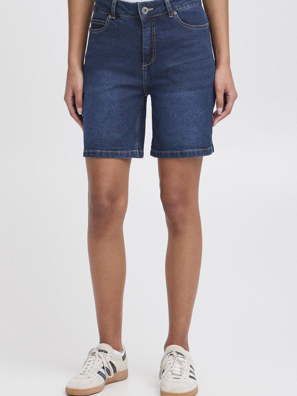 OXMO Jeansshorts Damen Baumwolle