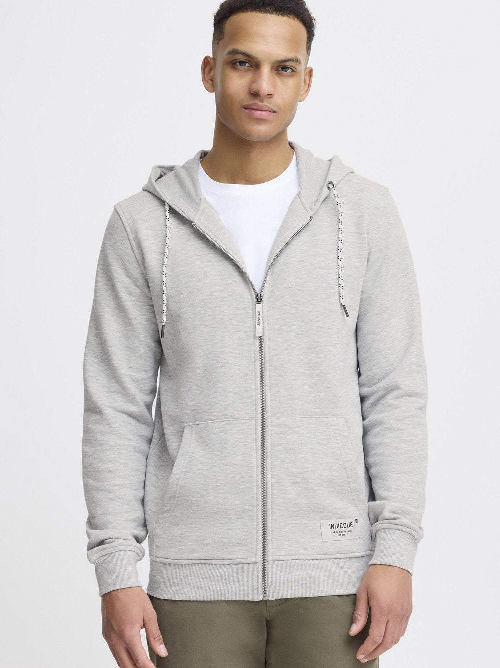 BLEND Kapuzensweatjacke Herren Baumwolle