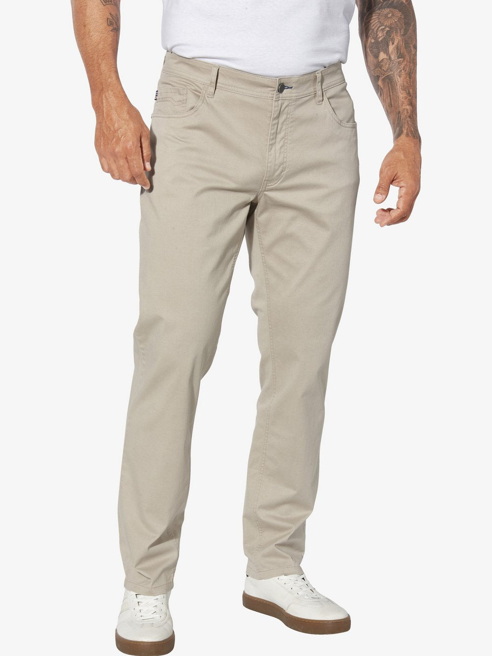 Jan Vanderstorm Tiefbundhose Herren Baumwolle