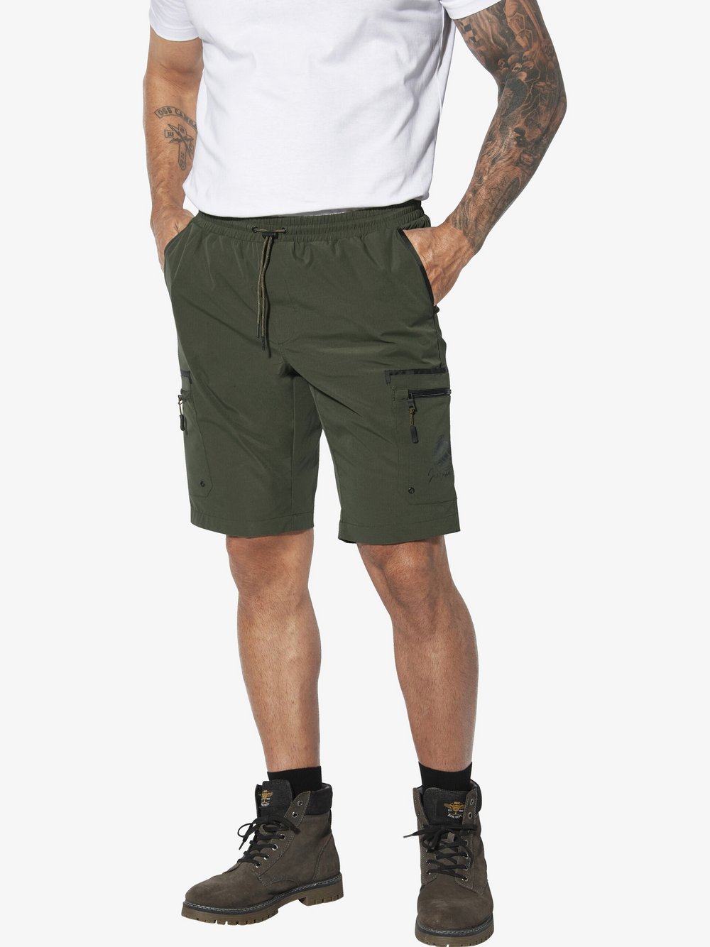 Jan Vanderstorm Tiefbundhose Herren Baumwolle