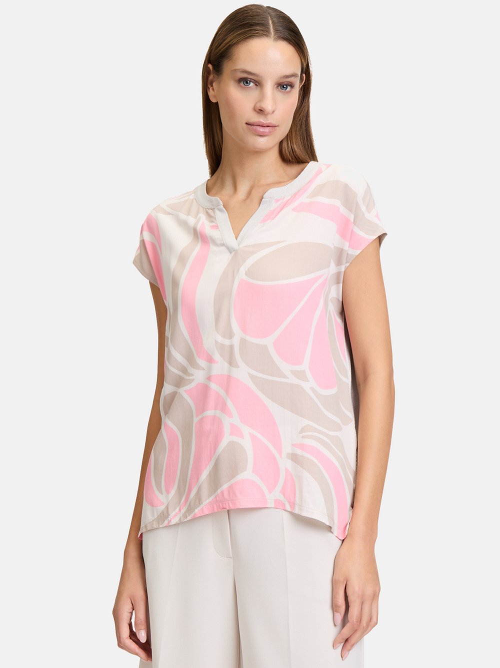 Betty Barclay Casual-Shirt Damen Viskose gemustert