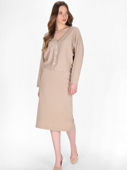 Dreimaster Strickjacke Damen Viskose