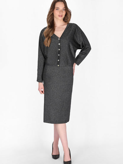 Dreimaster Strickjacke Damen Viskose