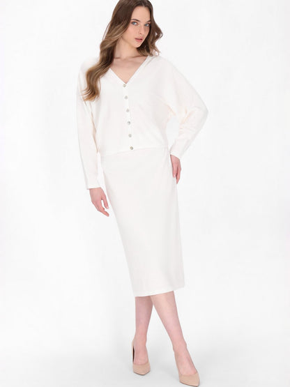 Dreimaster Strickjacke Damen Viskose