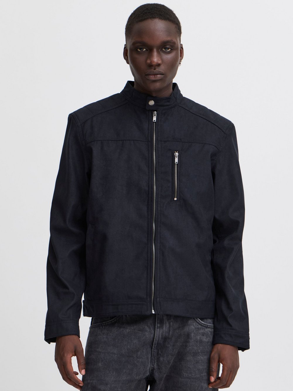 BLEND Lederjacke Herren