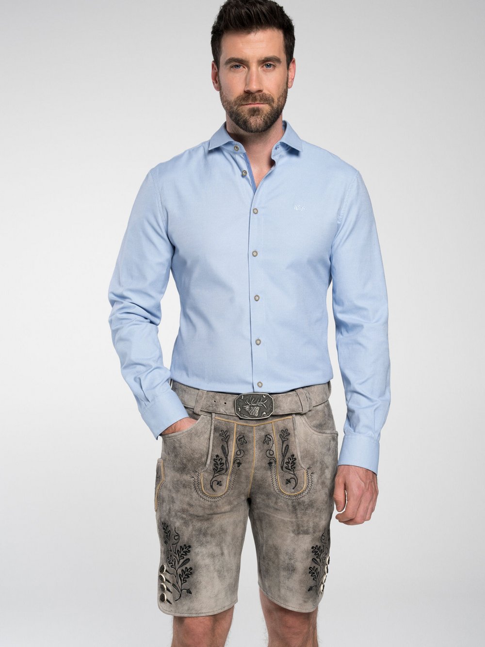 Spieth & Wenksy Trachtenhemden Frankenau Herren Slim Fit Baumwolle