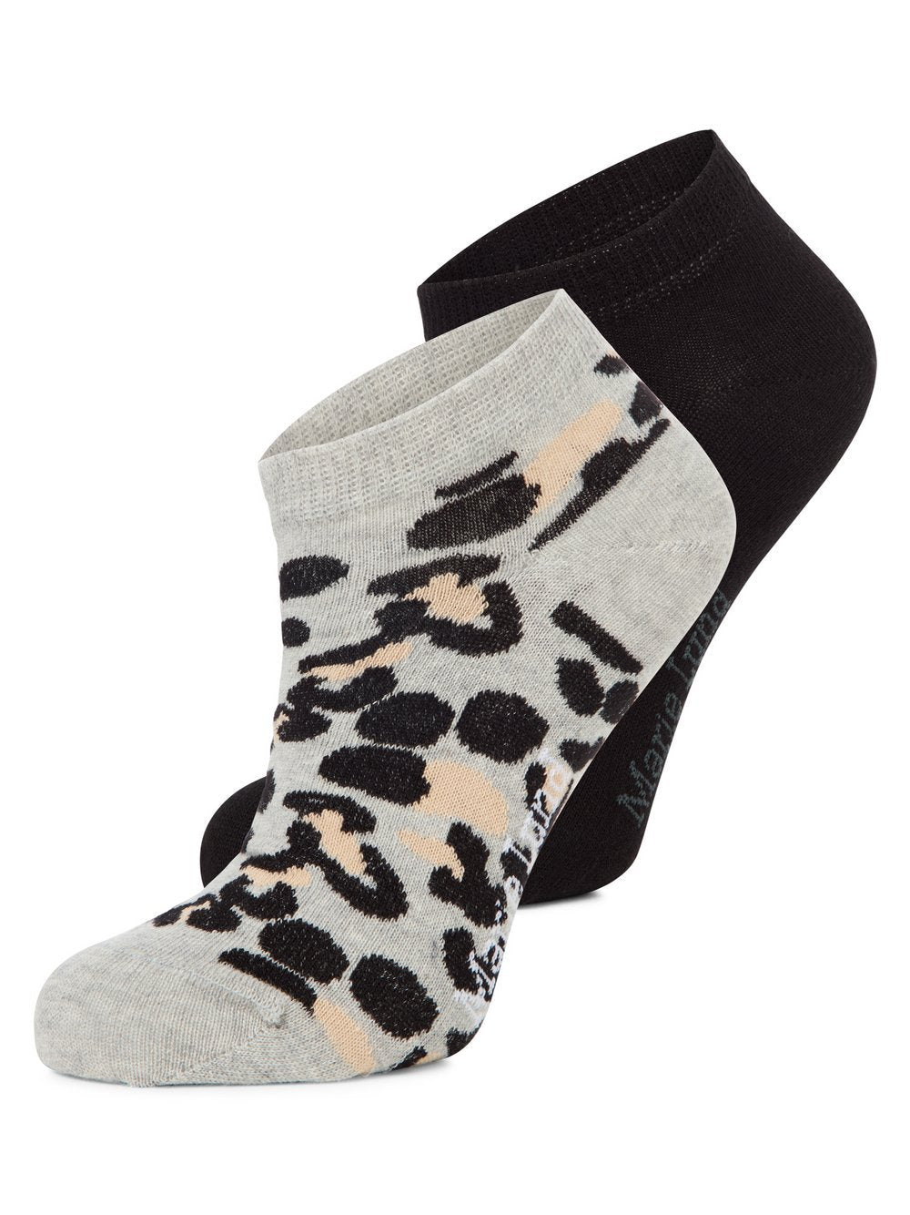 Marie Lund Sneakersocken im 2er-Pack Damen Baumwolle gemustert