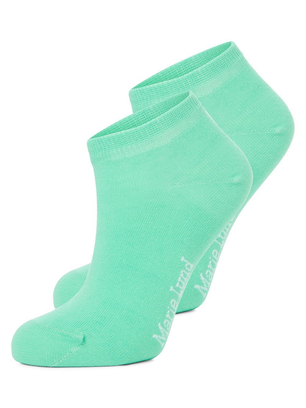 Marie Lund Sneakersocken im 2er-Pack Damen Baumwolle gemustert