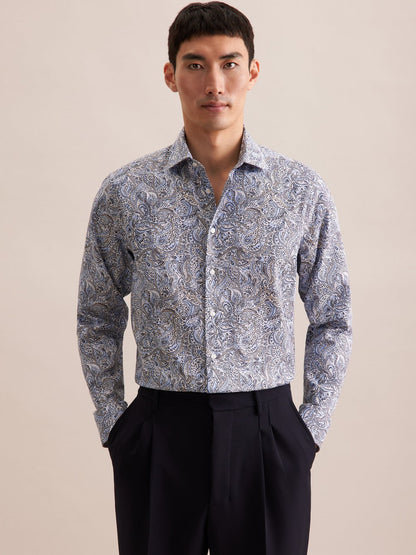 Seidensticker Business Hemd Herren Super Slim Fit Baumwolle gestreift