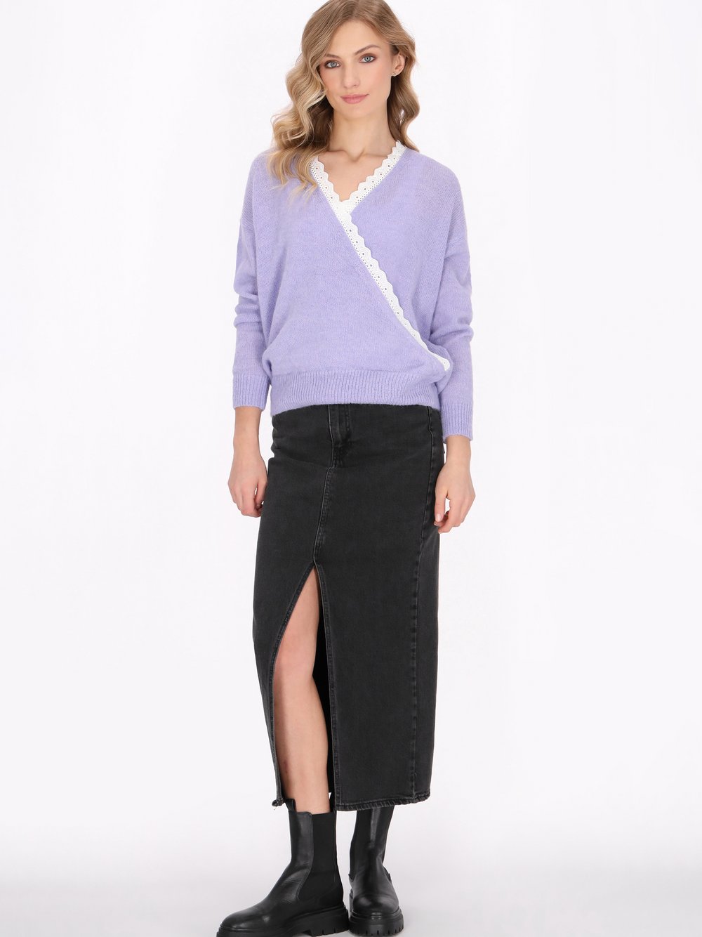 Dreimaster Pullover Damen Polyamid